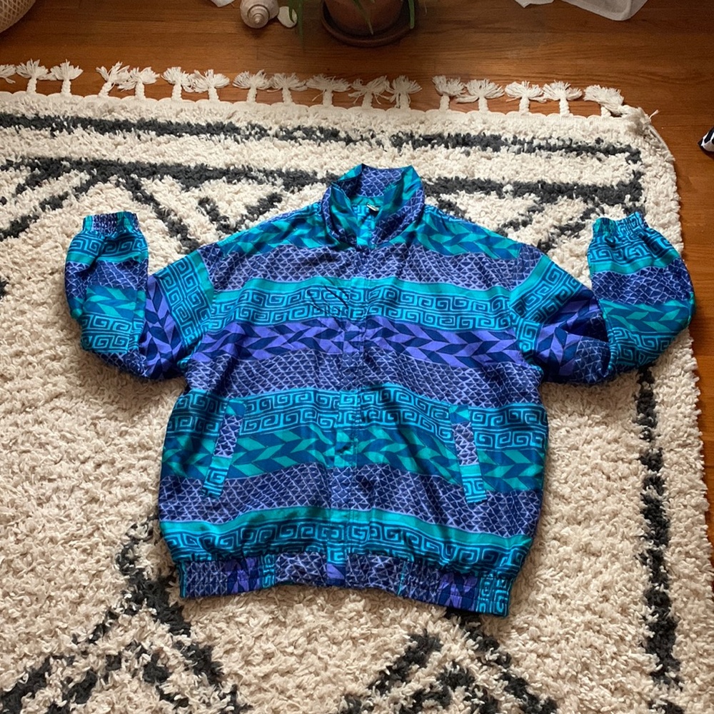 RARE Vintage Fuda International Silk Jacket